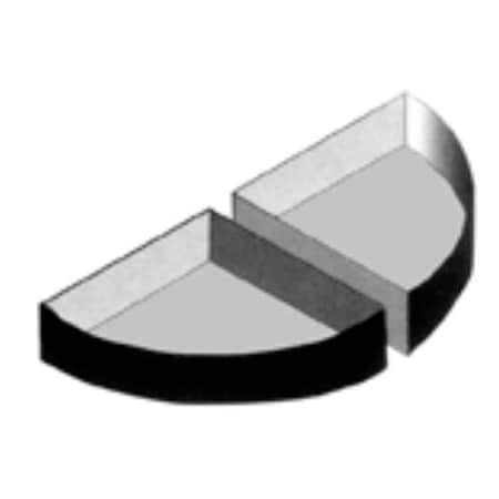 Gardencontrol Tray for 5.5 ft. Half Round and 8.33 ft. Slim Line Half Round Tree Rack GA2540739